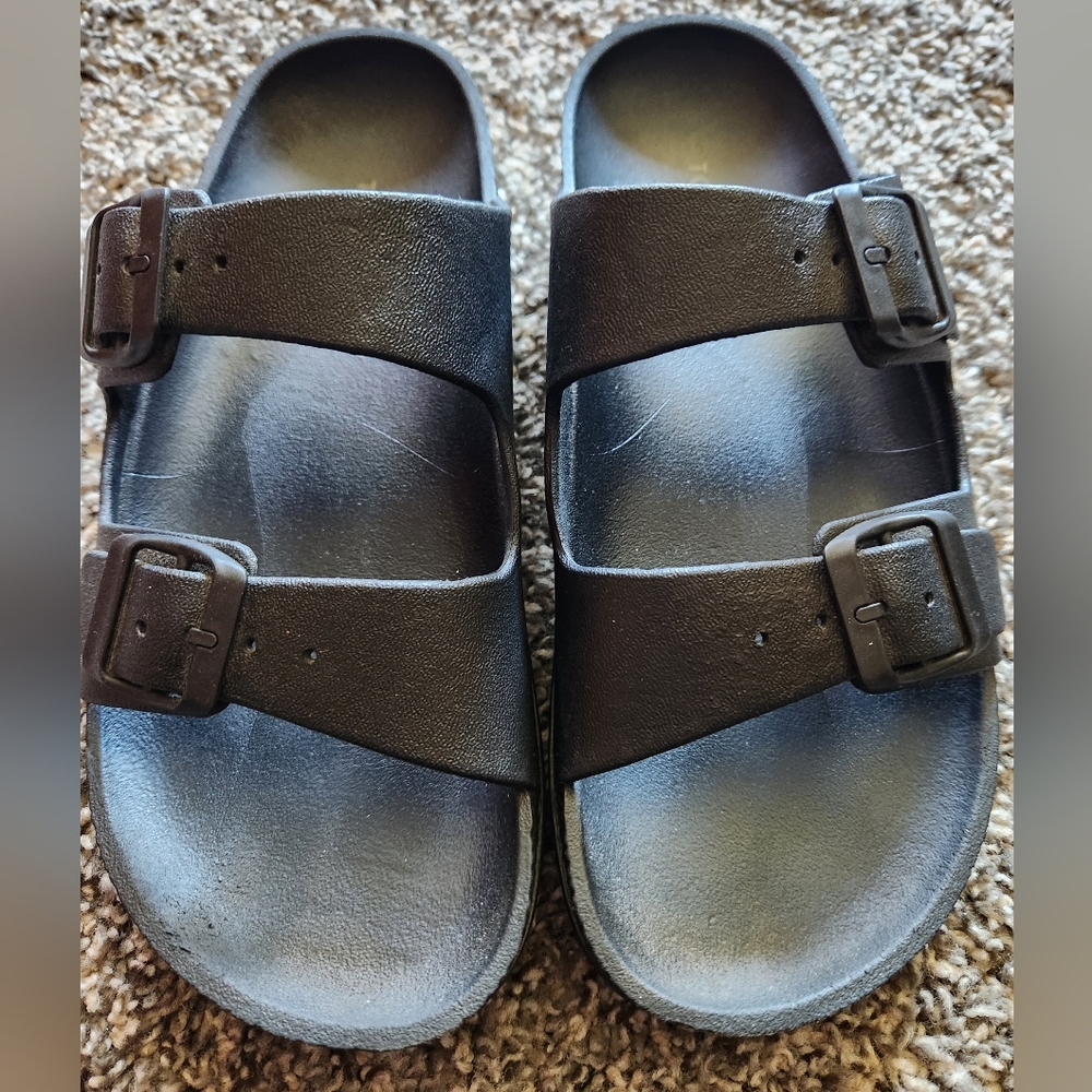 Torrid Double Band Slide - Black (10WW)